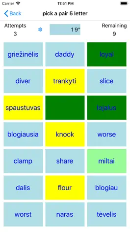Game screenshot PickAPair Lithuanian - English hack