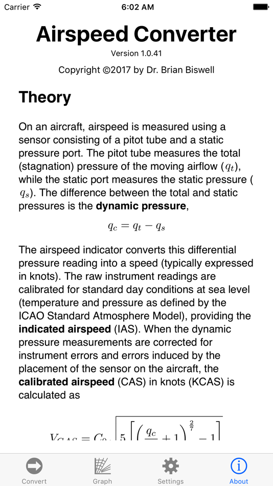 #4. Airspeed Converter (iOS) 由: Brian Biswell