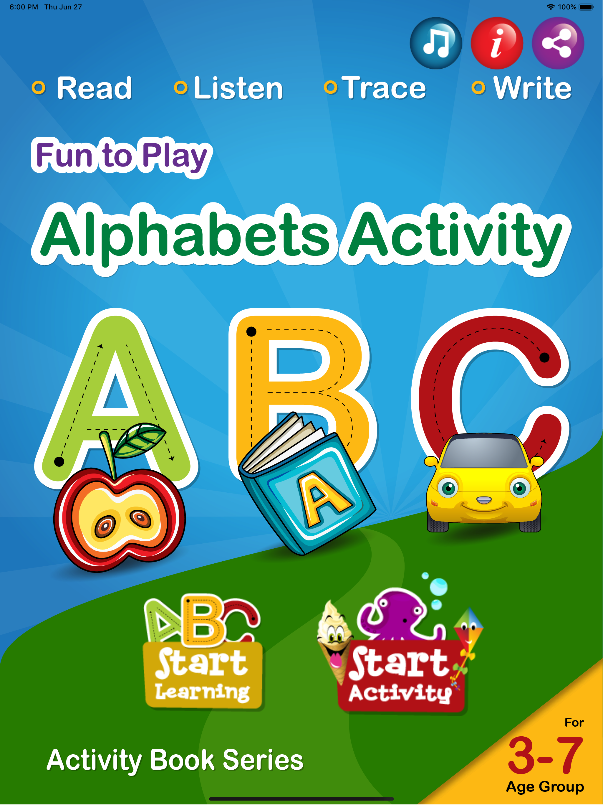 Alphabets Activity Book Lite