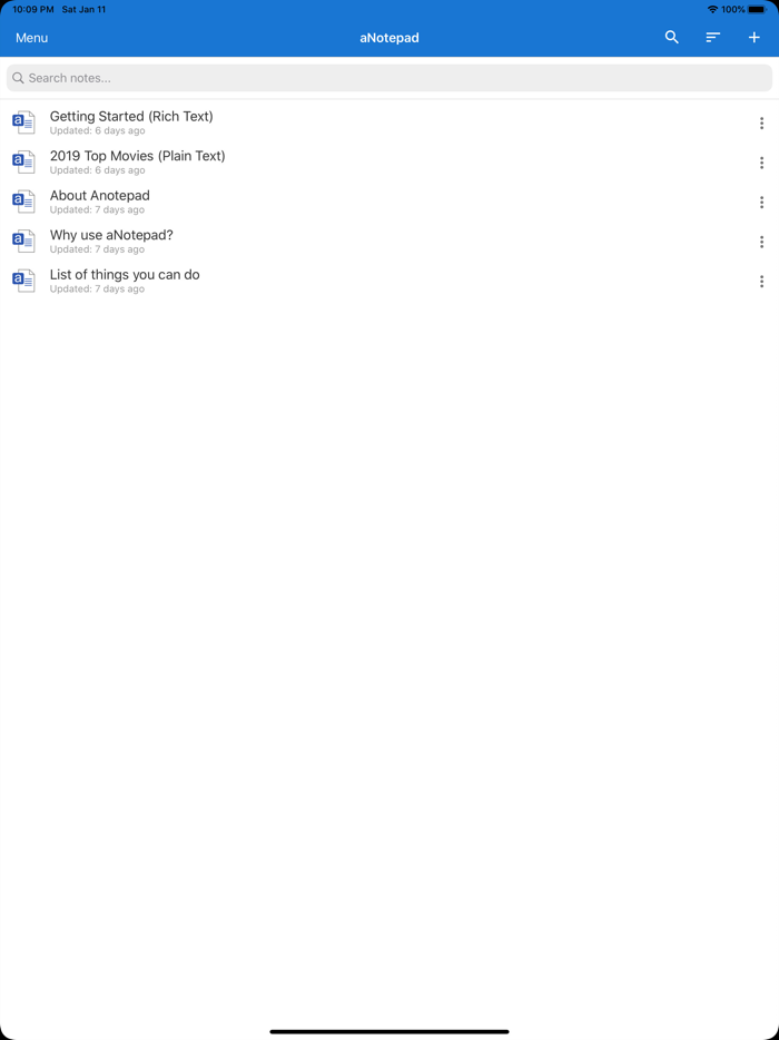 a Notepad - Take and Share Notes