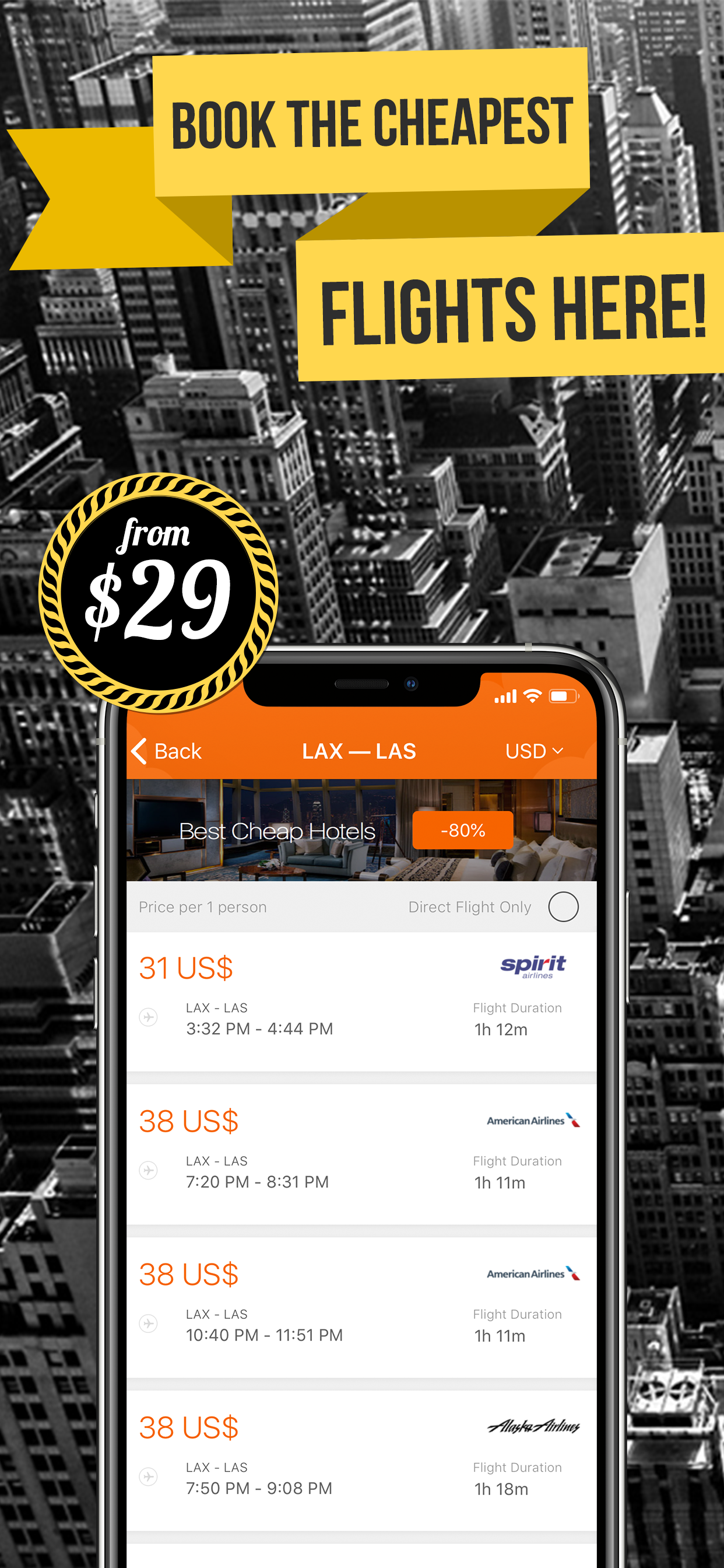 Last Minute – Cheap Flights