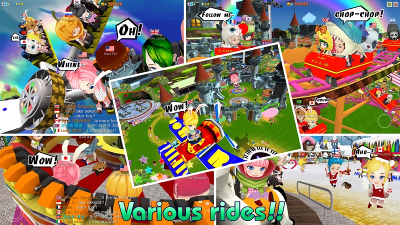 Theme Park Rider Online official gameplay screenshot 8