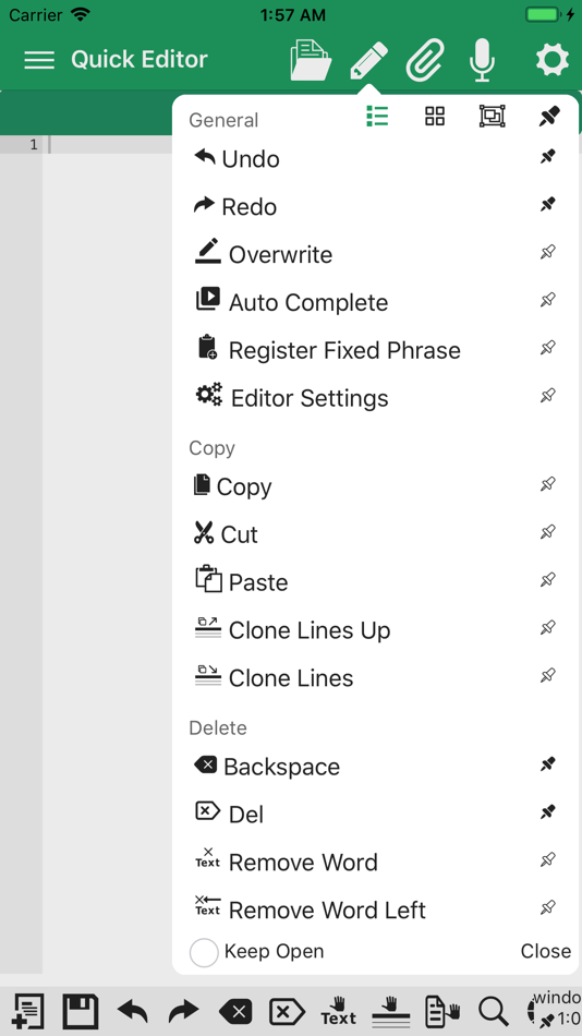 #3. Quick Editor - Text & Code (iOS) 게시자: KAZUHIRO KAKIMOTO
