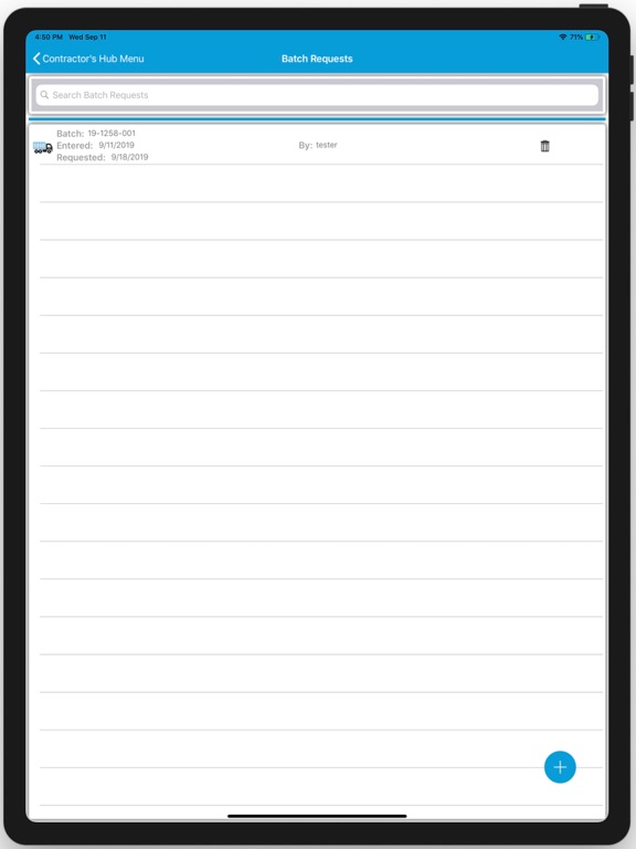 Contractor Hub App iPad screenshot 6 - Business app