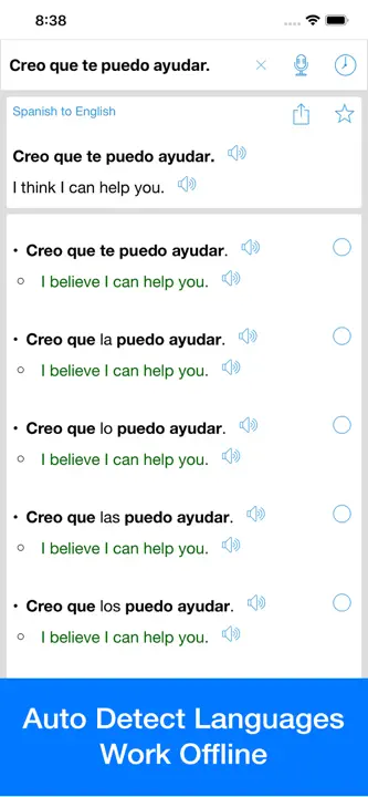 Spanish Translator Offline: Screenshot 2 von 5