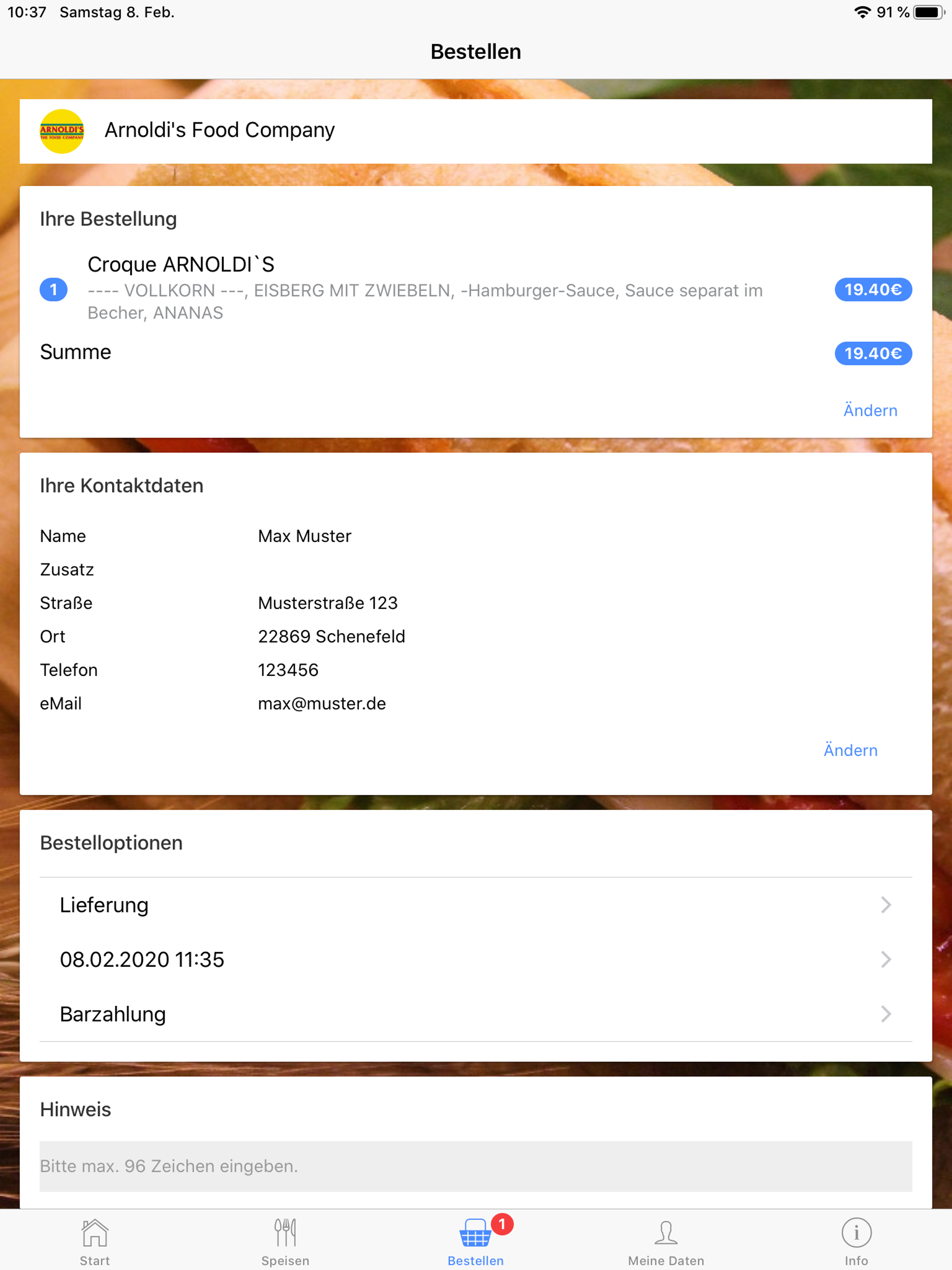 Arnoldis Food Company screenshot 13