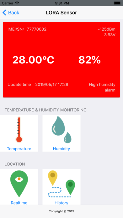 Screenshot #2 pour Temp & RH Platform