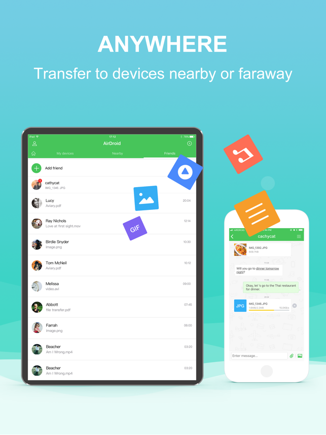 ‎AirDroid - File Transfer&Share Capture d'écran