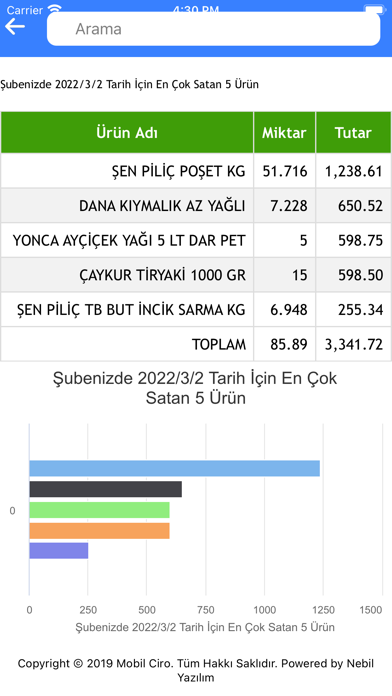 OMEGA Mobil Ciro Screenshot