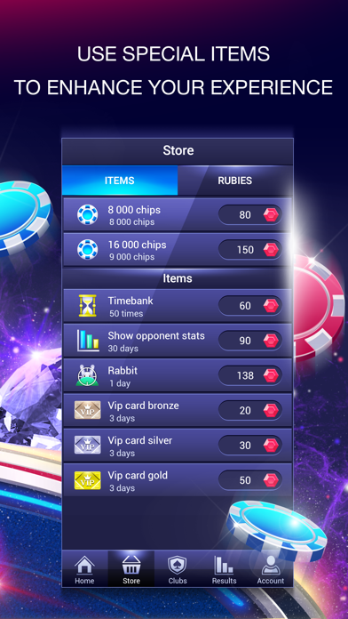 Evenbet Poker Clubs Screenshot