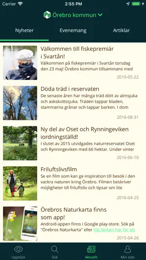 Örebros Naturkarta screenshot 4