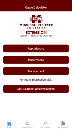 MSUES Cattle Calculator screenshot 1
