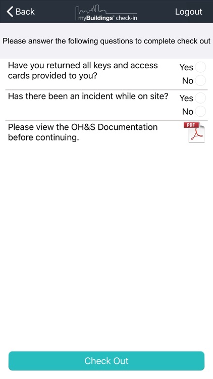 myBuildings Check In
