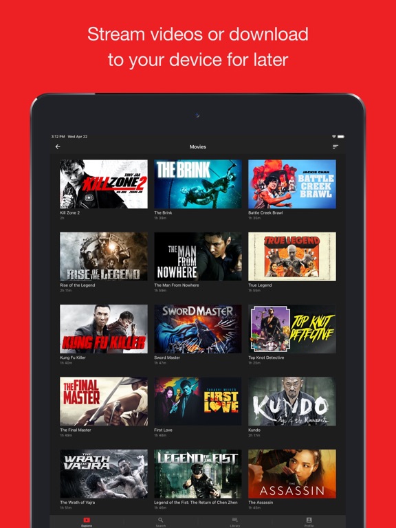 Hi-YAH! iPad screenshot 4 - Entertainment app