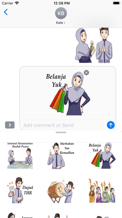 Hijab Muslimah Ramadhan Moji screenshot-6