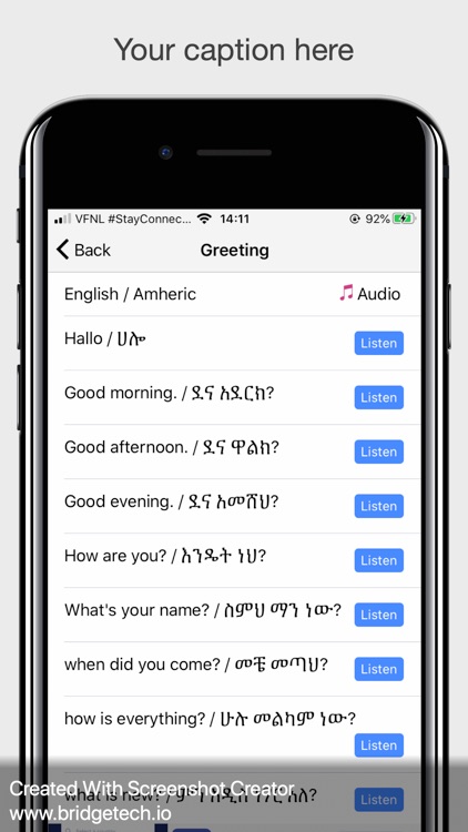 Learn Amharic language - Ethio