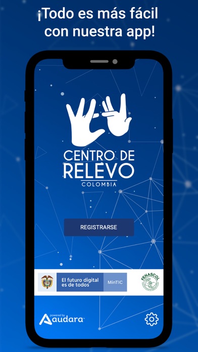 Centro de Relevo Colombia Screenshot