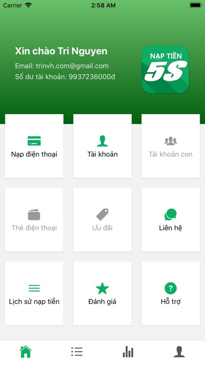 Naptien5s - Nạp tiền 5s screenshot-3