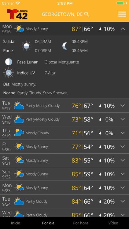 El Tiempo: Telemundo Delmarva