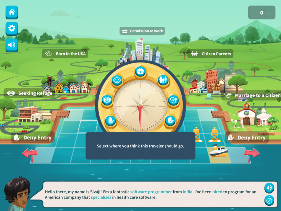 #2. Immigration Nation! (iOS) Podle: iCivics, Inc.