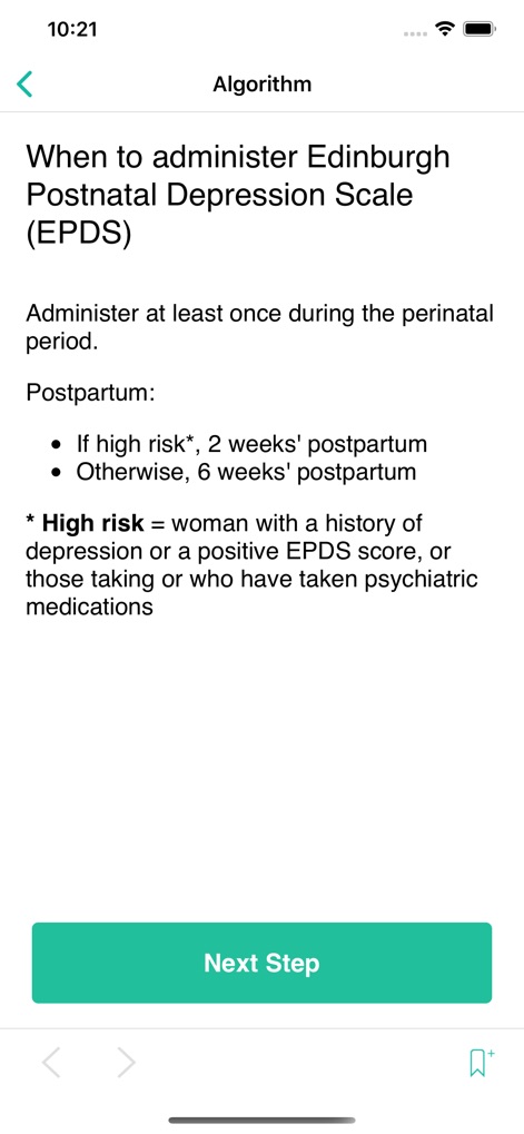 APGO Perinatal Depression - Medical App | MWM