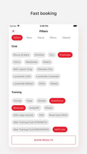 MyFitness.app screenshot 3