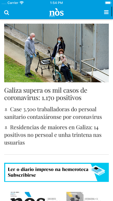 Nós Diario Screenshot