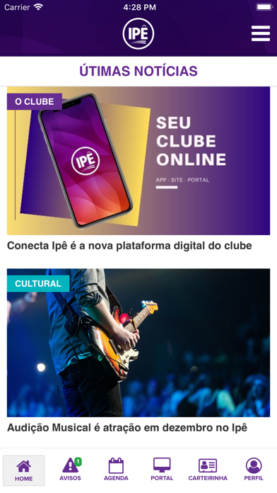 Ipê Clube Oficial Screenshot