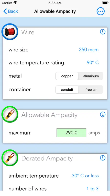 E-Calc Journeyman 2021 screenshot 6 of 10