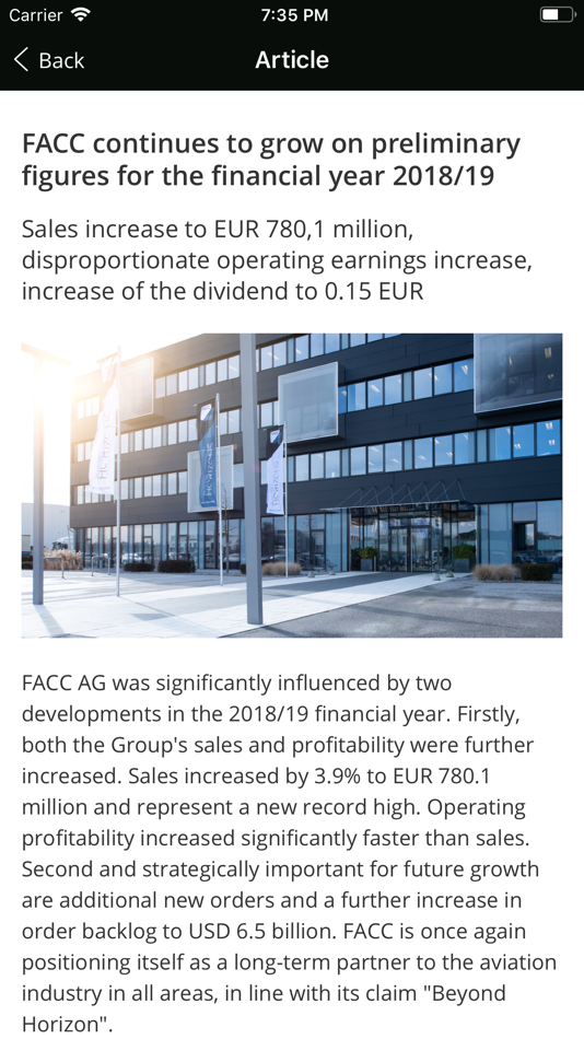 #3. FACC SPACE (iOS) 由: FACC AG