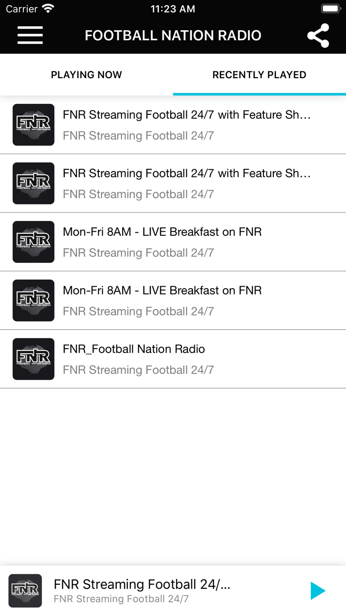 FOOTBALL NATION RADIO