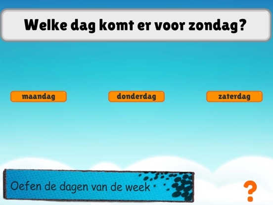 Leer de dagen en maanden iPad app afbeelding 2