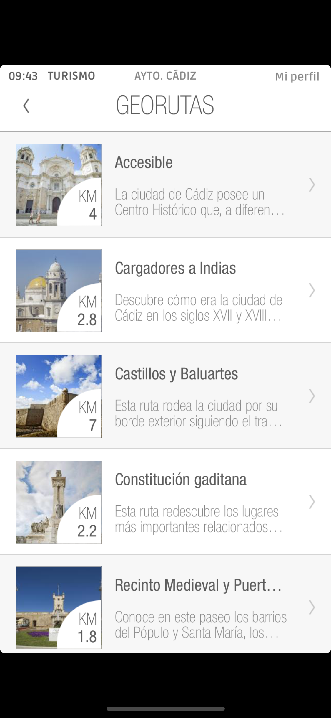 App Oficial Turismo de Cádiz