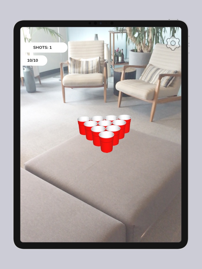 AR Beer Pong Game