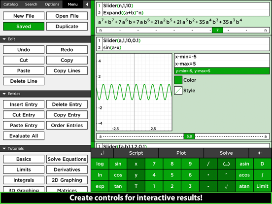 MathStudio Express iPad app afbeelding 2