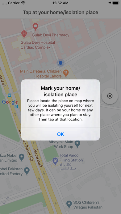 App screenshot