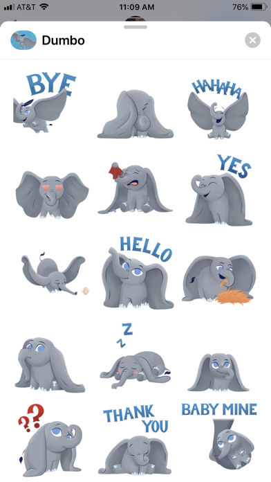 Screenshot #2 pour Disney Stickers: Dumbo