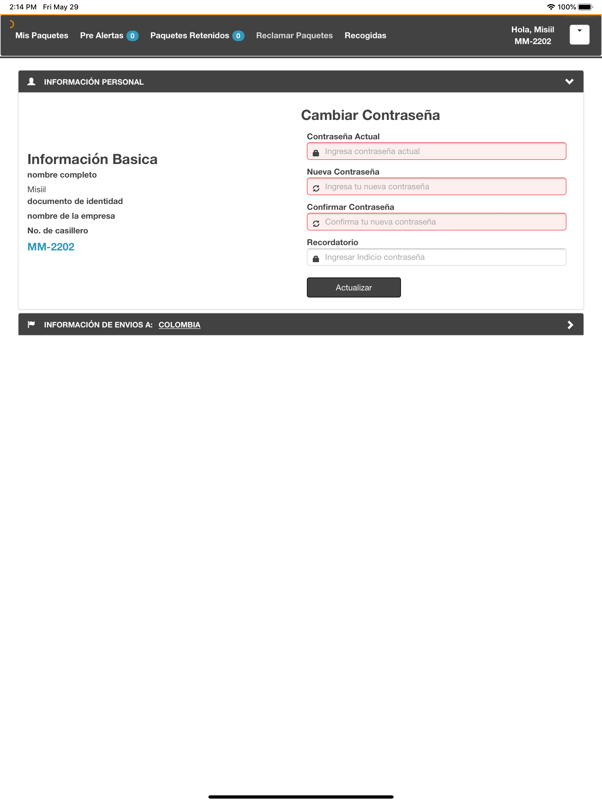 Casillero Multicargo screenshot 11