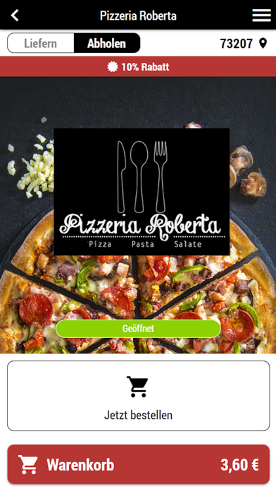 Screenshot #1 pour Pizzeria Roberta