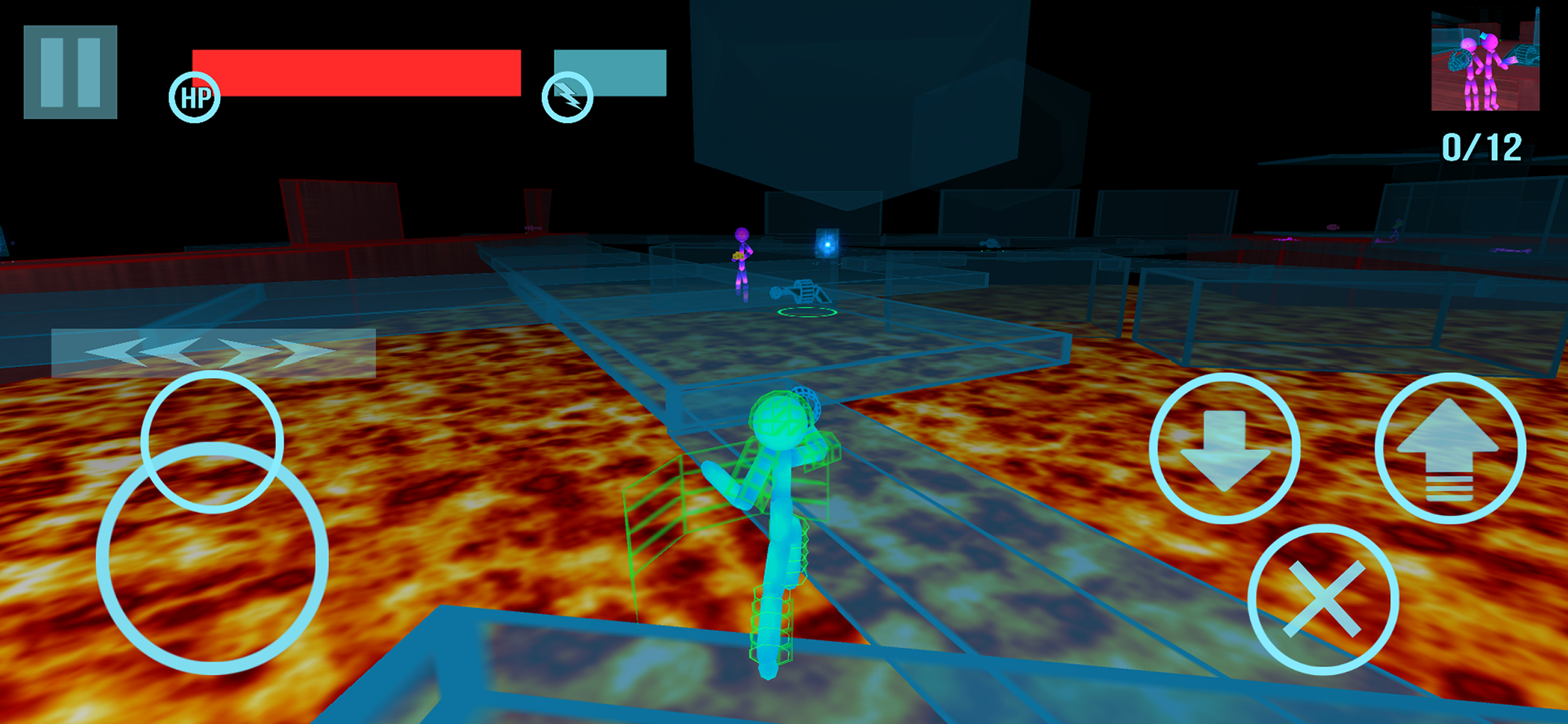 Stickman Neon Gun Warriors
