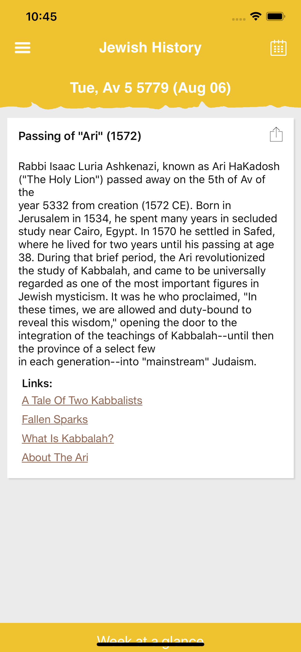 Today in Jewish History