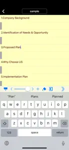 Outline Memo screenshot #3 for iPhone