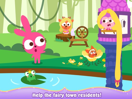 Purple Pink Fairy Tale Town screenshot 3