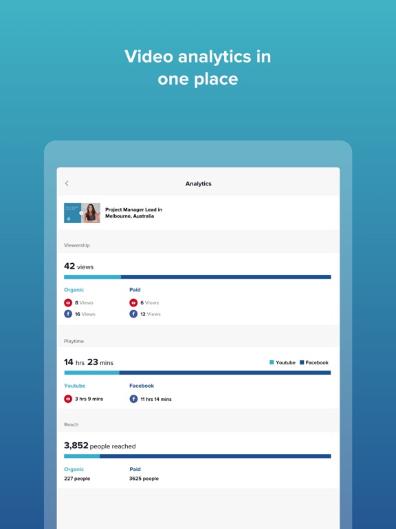 VideoMyJob iPad screenshot 6 - Business app