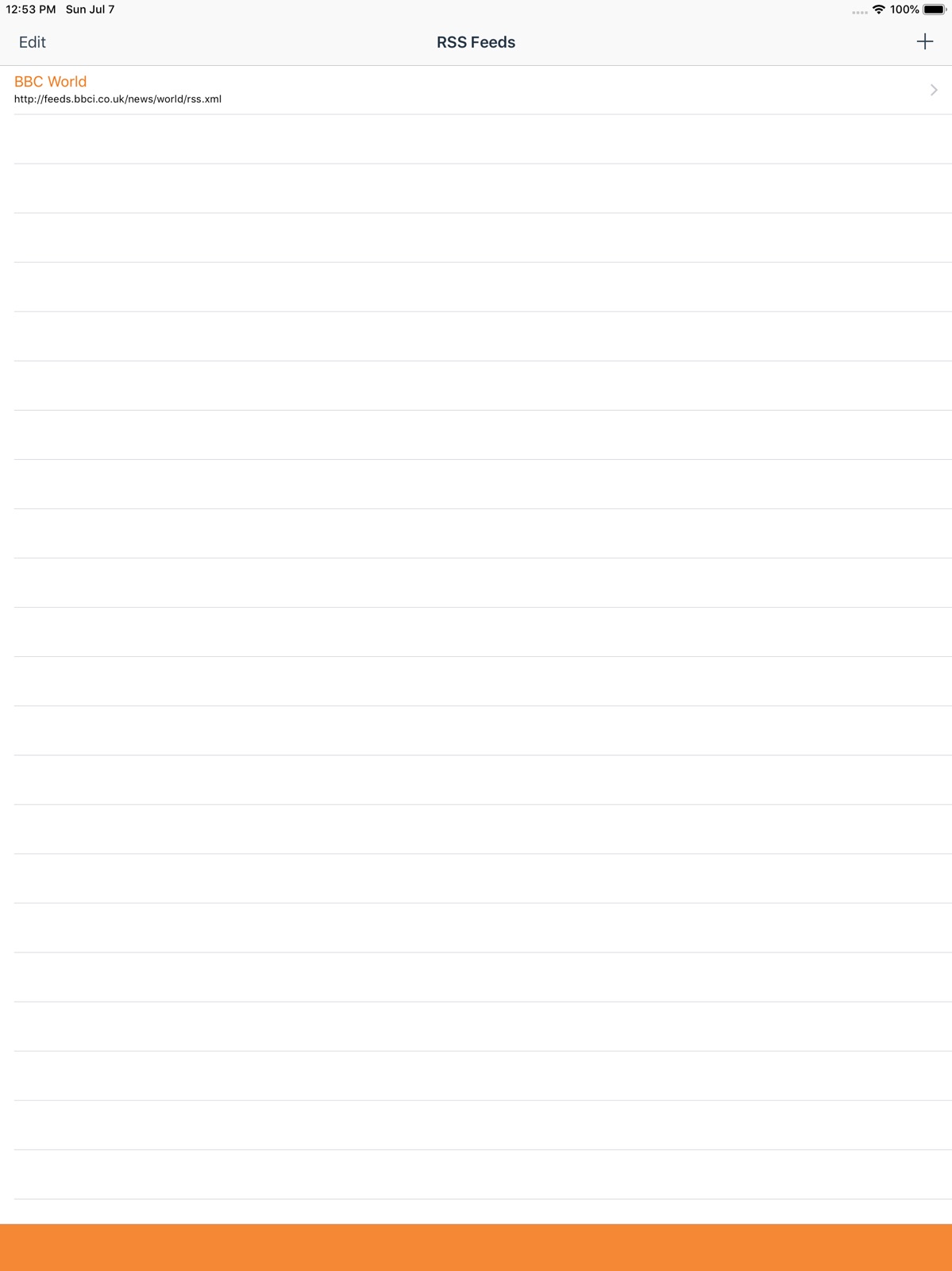 RSSReader ipad screenshot 3
