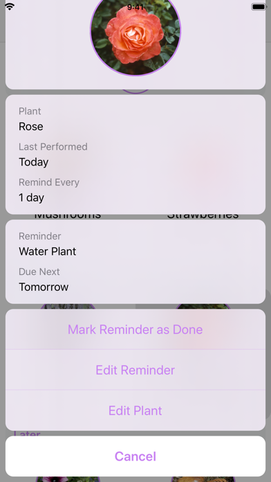 WaterMe - Gardening Reminders Screenshot