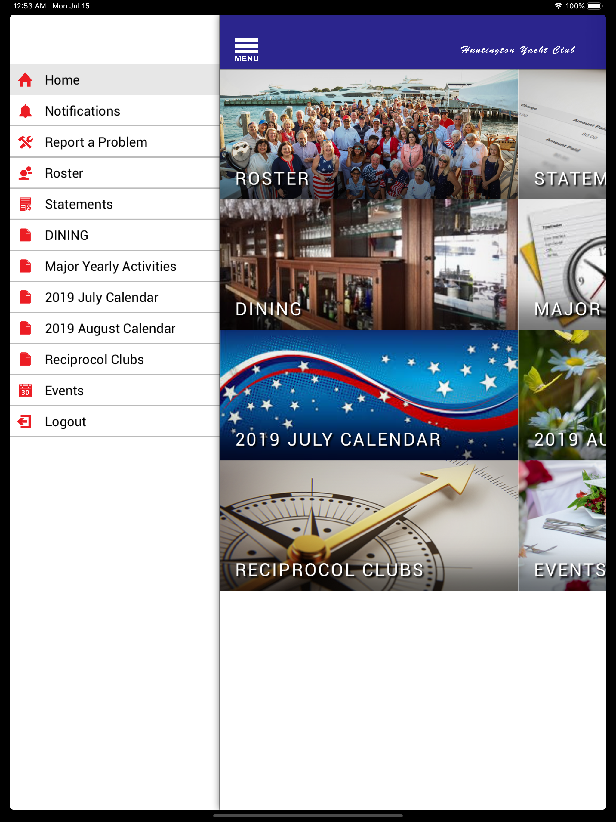 Huntington Yacht Club screenshot 5