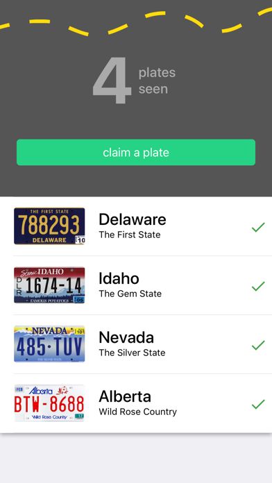 PlateSpot - License Plate Game Screenshot