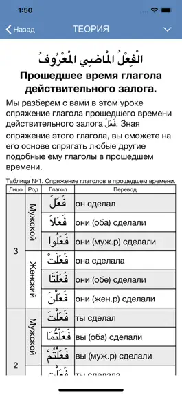 Game screenshot Арабские глаголы apk