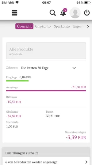 DADAT Banking screenshot 1